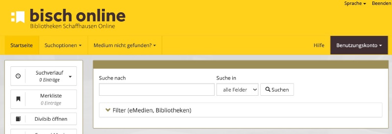 Neuer Bibliothekskatalog "Bischonline"